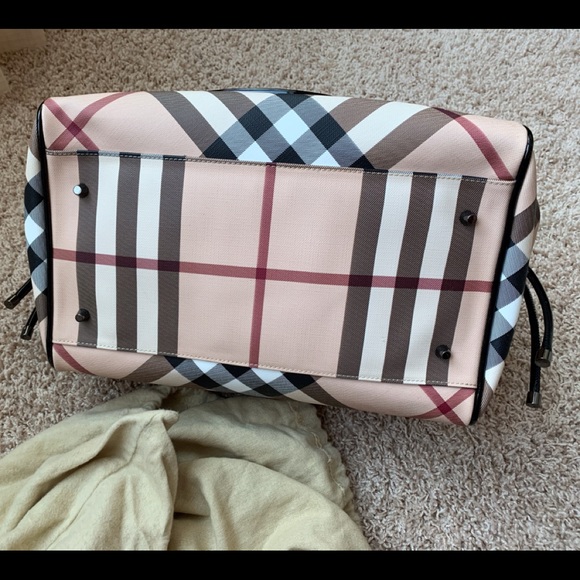 SOLD!!!BURBERRY BILMORE TOTE LARGE COATED BAG - Picture 8 of 8